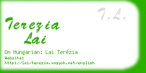 terezia lai business card